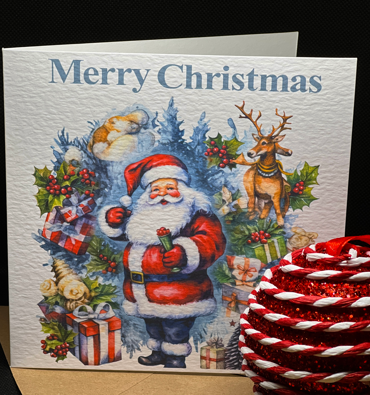 Father Christmas and Friends Christmas Card